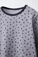 FLORAL POINTELLE TOP