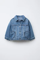 HEART DENIM JACKET