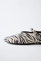 ANIMAL PRINT BALLET FLATS