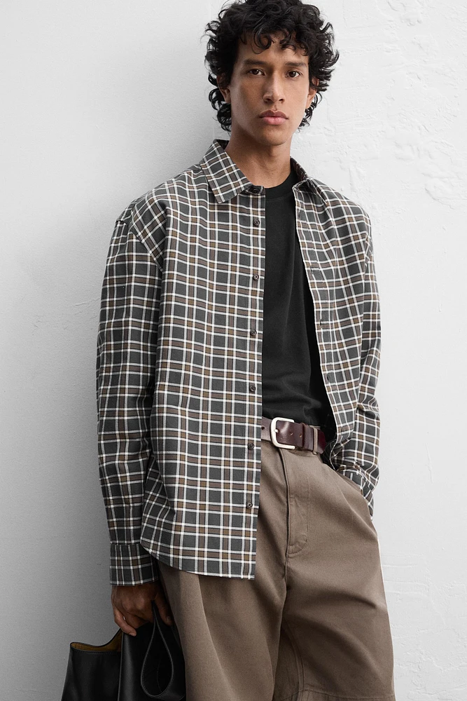 CHEMISE RELAXED FIT À CARREAUX