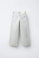 JEAN WIDE LEG BRILLANT