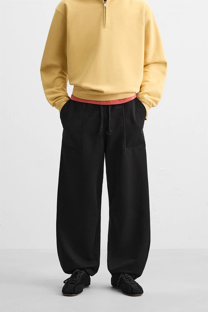WIDE FIT JOGGER PANTS