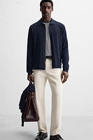 LYOCELL BLEND KNIT SHIRT