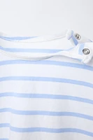 T-SHIRT À RAYURE TEXTURÉE