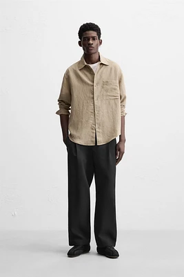 FLOWY POCKET SHIRT