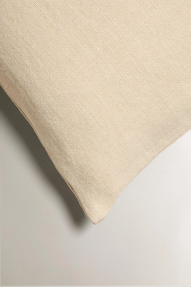 HOUSSE DE COUSSIN UNIE LIN