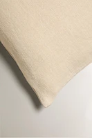 HOUSSE DE COUSSIN UNIE LIN