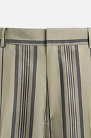 LIMITED EDITION 100% CUPRO STRIPED PANTS