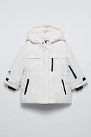 WATER REPELLENT AND WINDPROOF FAUX FUR HOOD SNOW JACKET SKI COLLECTION