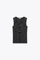 WASHED RIB TOP