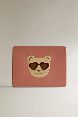 METAL CHEETAH STORAGE BOX