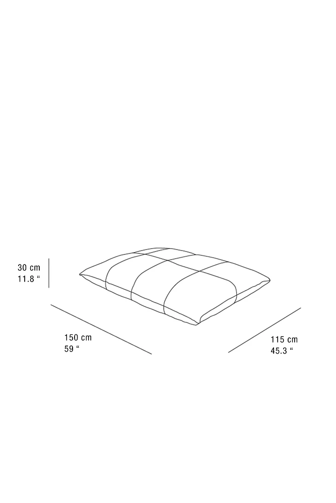 POUF CUIR COUTURES