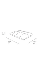 POUF CUIR COUTURES