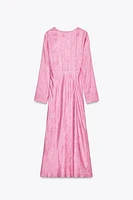 JACQUARD MIDI DRESS