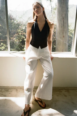 GILET HALTER À NŒUDS
