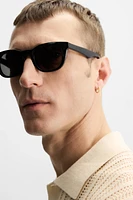 COTTON - LINEN BLEND KNIT POLO