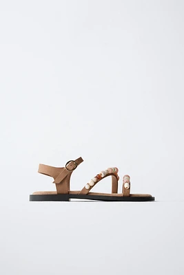 BEADED SANDALS