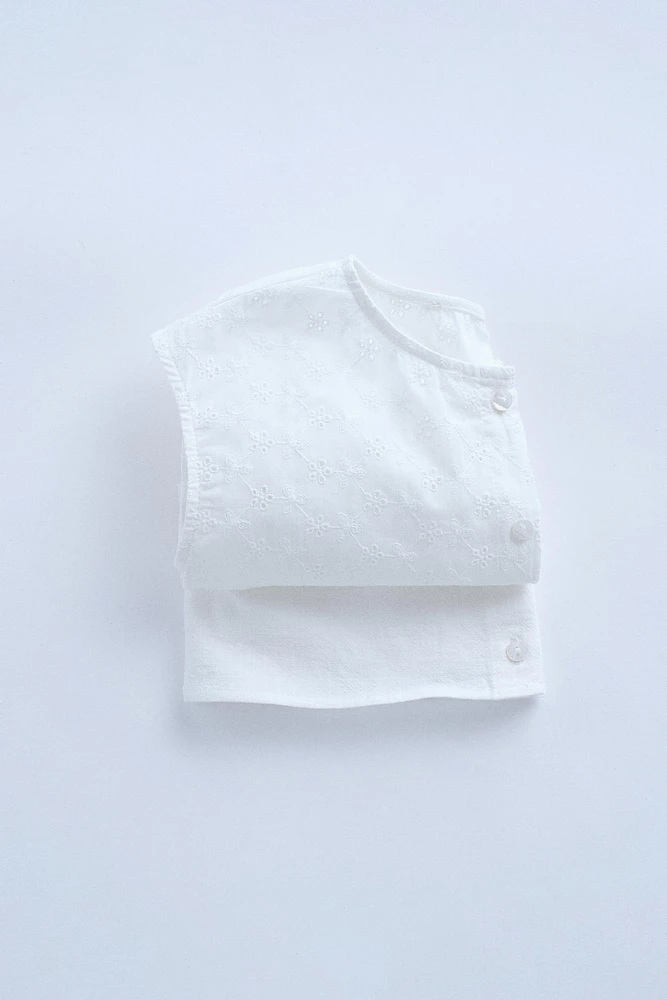 ZARA TIMELESS - BLOUSE BRODERIE SUISSE