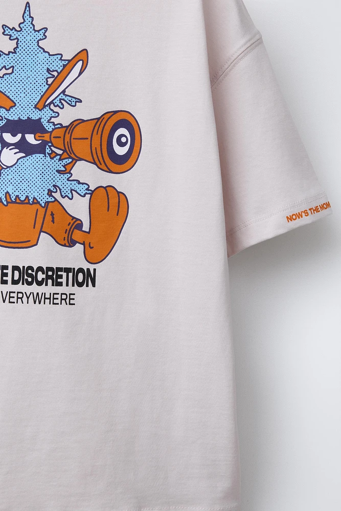 RABBIT PRINT T-SHIRT