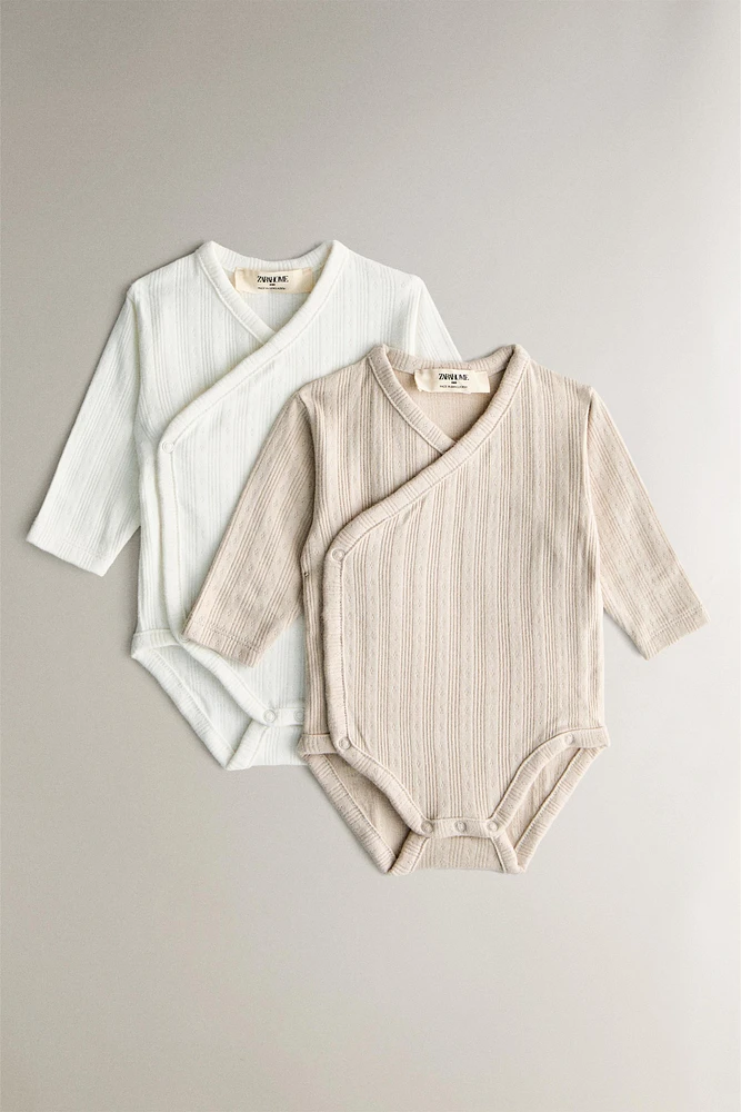 CHILDREN’S SET OF BODYSUITS
