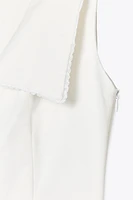 ROBE COURTE À COL CLAUDINE