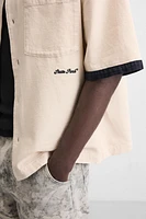 CHEMISE BRODÉE EN CONTRASTE