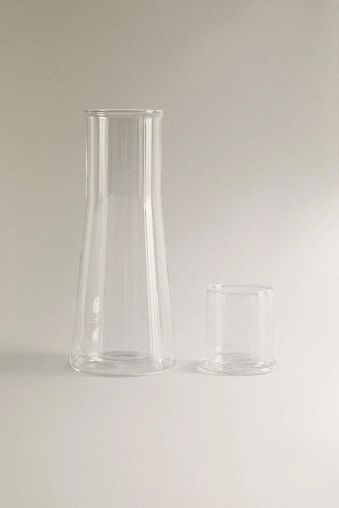 ENSEMBLE ARTICLES EN VERRE NUIT (LOT DE 2)