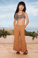STRIPED 100% LINEN PANTS LIMITED EDITION