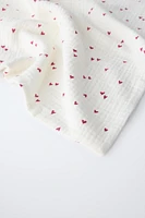 TEXTURED HEARTS SECURITY BLANKET