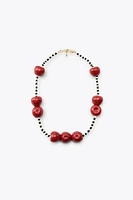CHERRY BEAD NECKLACE