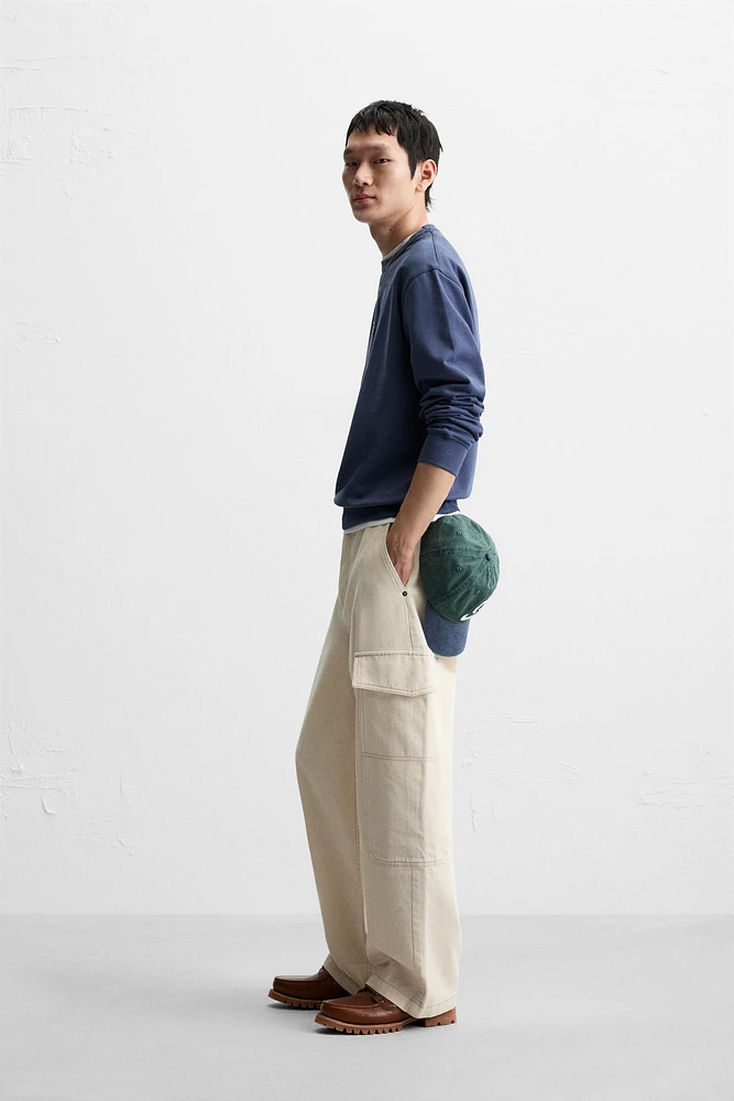 PANTALON CARGO COUPE LARGE