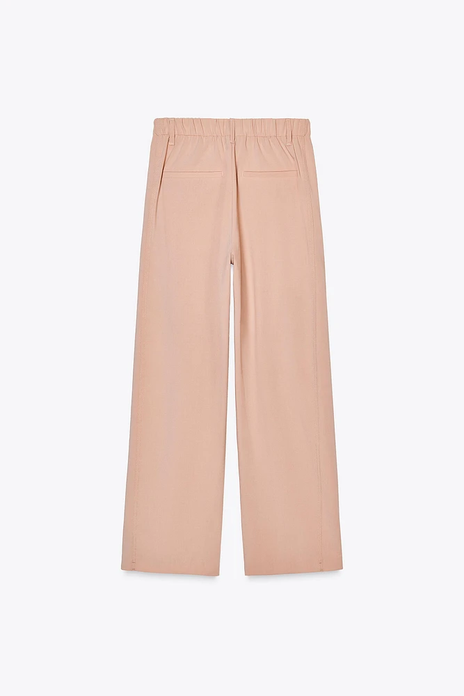 PANTALON À TAILLE ÉLASTIQUE