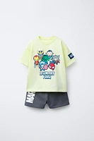 THE AVENGERS © MARVEL T-SHIRT AND BERMUDA JOGGING SET