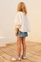 LIMITED EDITION PATCHWORK DENIM SHORTS