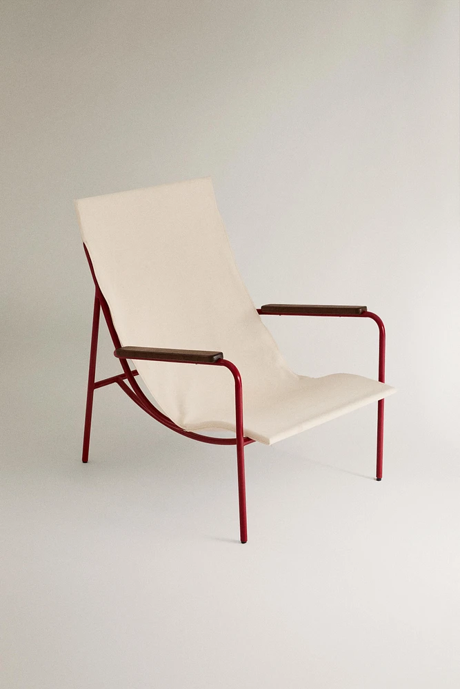 CHAISE STRUCTURE MÉTAL COULEUR