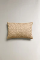 EMBROIDERED THROW PILLOW COVER