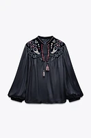 VELVET BLOUSE