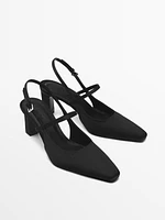 Escarpins en satin