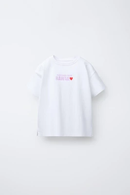 T-SHIRT IMPRIMÉ PLAGE