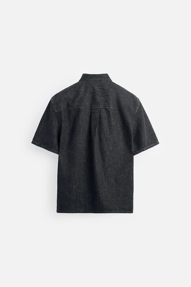 CHEMISE EN JEAN COTON - CHANVRE