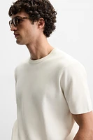 T-SHIRT EN MAILLE RELAXED FIT