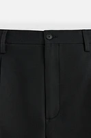 PLEATED COTTON - WOOL PANTS