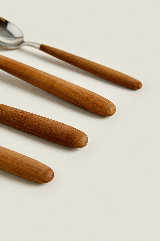 4-PIECE MAPLE FLATWARE SET