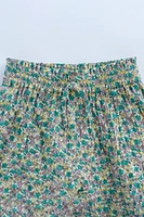 ZARA TIMELESS - FLORAL PRINT BERMUDA SHORTS