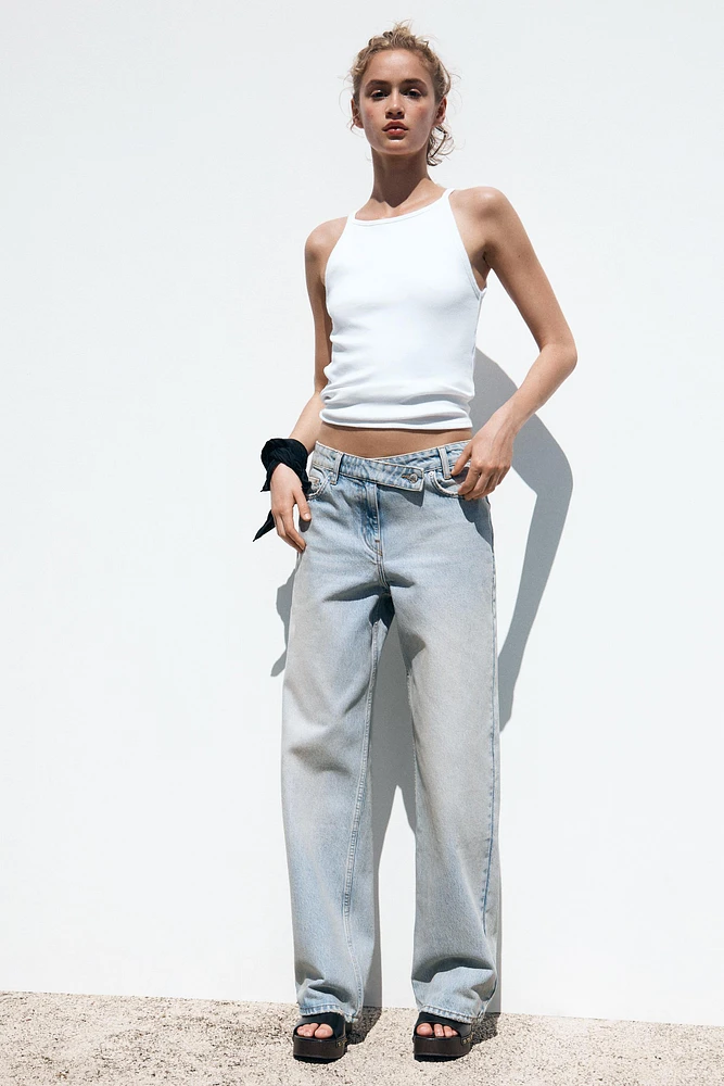 Z1975 STRAIGHT HIGH WAIST FULL LENGTH JEANS