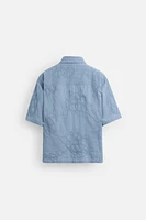 EMBROIDERED JACQUARD SHIRT