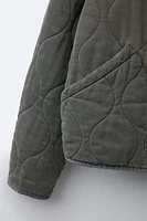 WASHED QUILTED JACKET