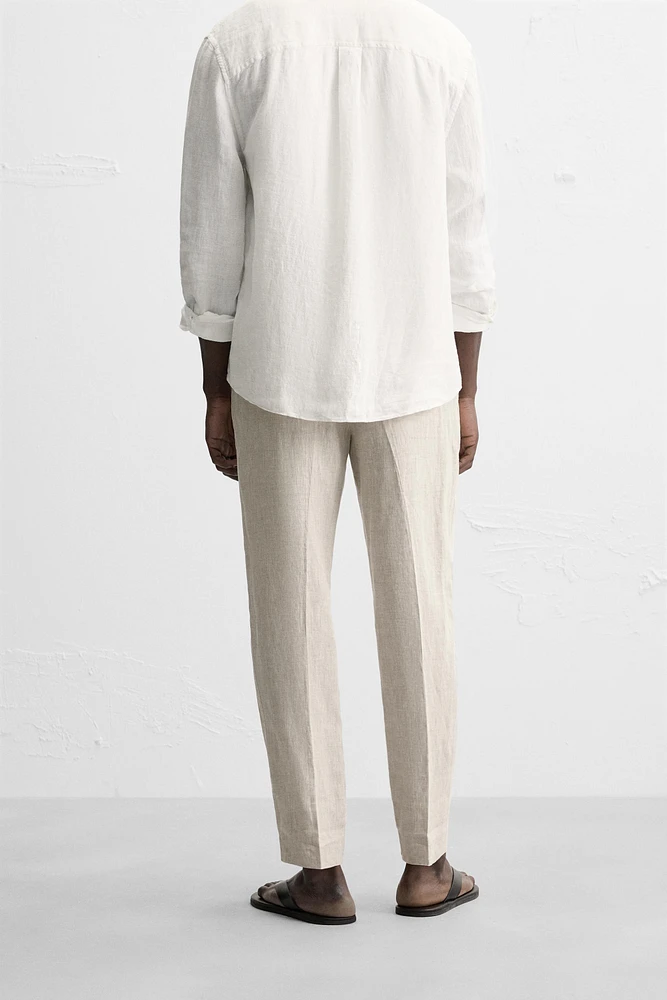 PANTALON 100 % LIN