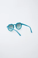 TRANSLUCENT FRAME SUNGLASSES