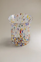 VERRE SOUFFLÉ RECYCLABLE TACHETÉ